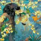 Black Jaguar Art Print