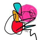 Shapes and Lines IV Art Print