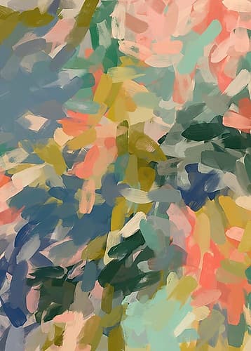Color Burst Abstraction I Art Print