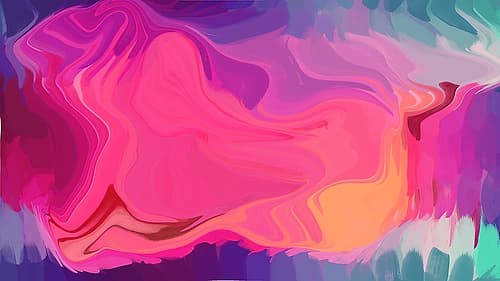 Color Burst Abstraction XV Art abstrait reproduction