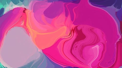 Color Burst Abstraction XVI Art Print