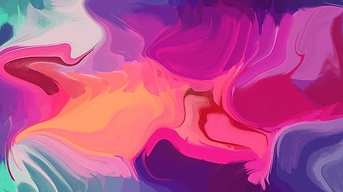 Color Burst Abstraction XVII Art Print