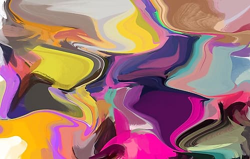 Color Burst Abstraction XXI Art Print