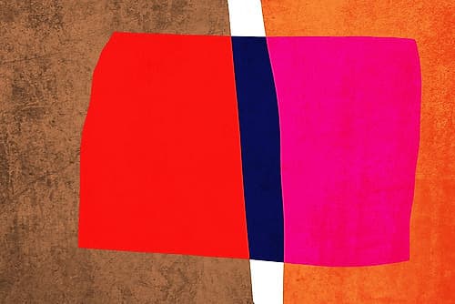 Art Shape Colors design IV Minimalist Print
