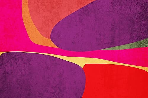 Art Shape Colors design X Art Print