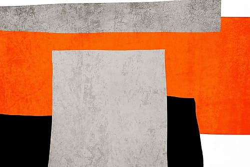 Art Shape Colors design XIV Art Print