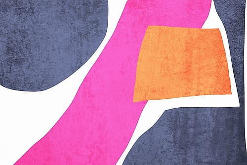 Art Shape Colors design XVII Art Print