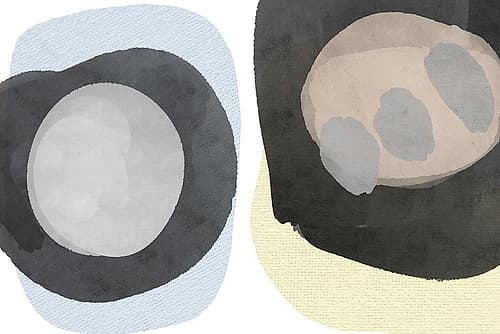 Art Shape Colors design XXIV Art Print