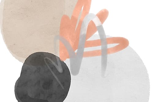 Art Shape Colors Design XXVIII Art Print