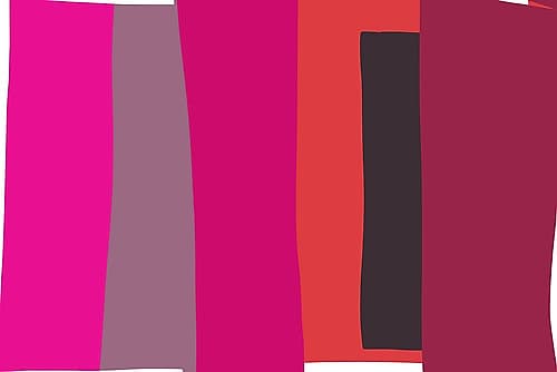 Art Shape Colors Design XXX Art Print