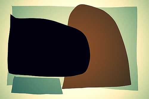 Art Shape Colors Design XXXII Art Print