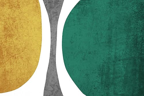 Art Shape Colors Design XXXIII Art Print