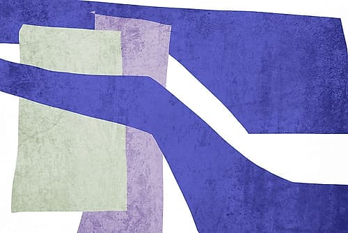 Art Shape Colors Design XXXXV Minimalist Print