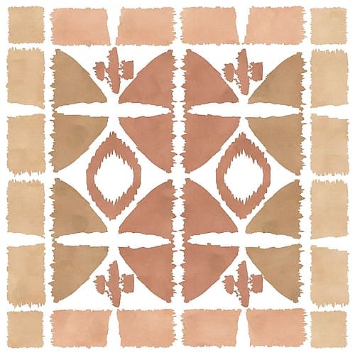 Earthy Geometric I Bohème reproduction