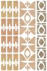 Earthy Geometric V Art Print