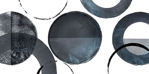 Circular Bonds Art Print