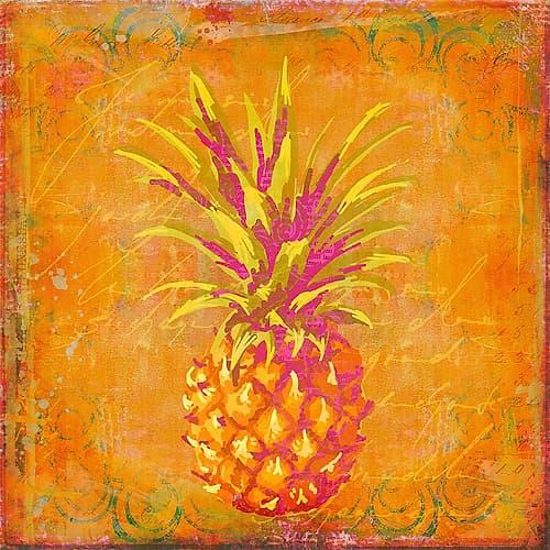 Sweet Pineapple Beach Print