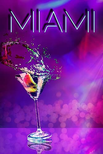 Miami Party Night Signs Print
