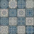Vintage Cottage Tiles Art Print