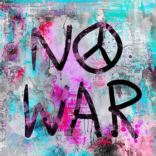 No War I Signs Print