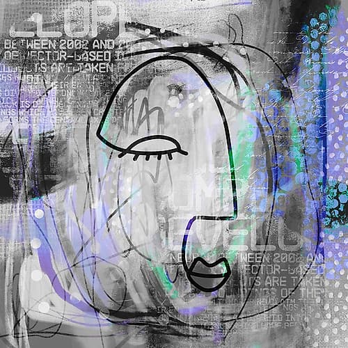 Relaxed Girl I Art Print