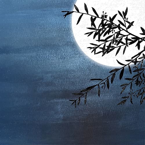 Bythe Moon II Art Print by Karen Smith
