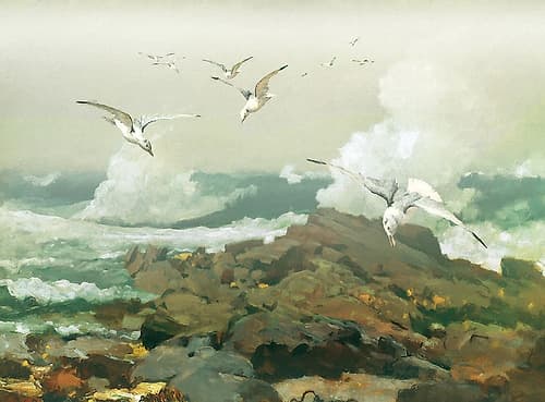 Green Ocean II Art Print