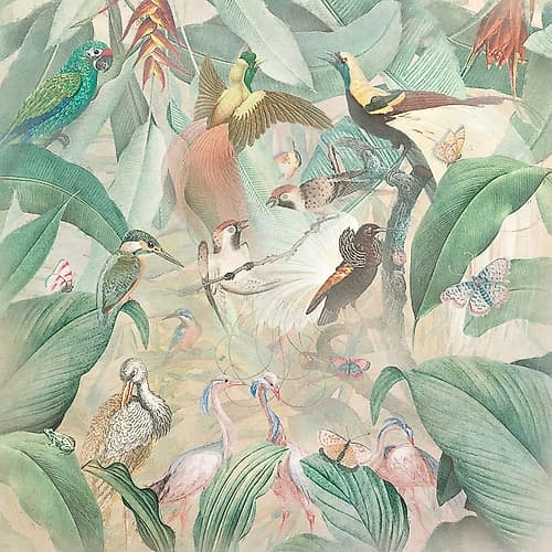Vintage Tropics I Art Print