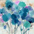 Wild Violets I Art Print