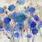 Wild Violets II Art Print
