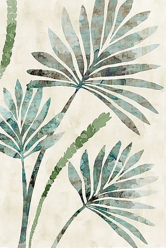 Jade Palms Art Print