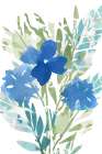 Blue Poppies II Art Print