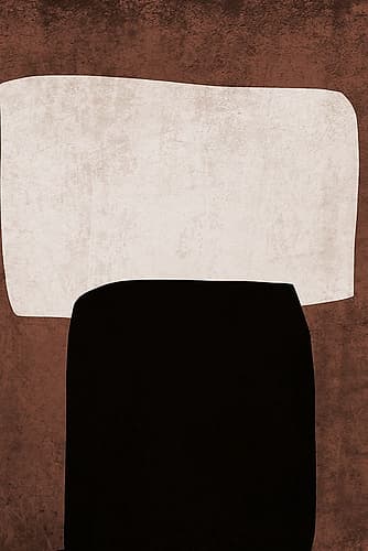 Mid Century Modern Art Abstract Shapes VI Mid-century moderne reproduction