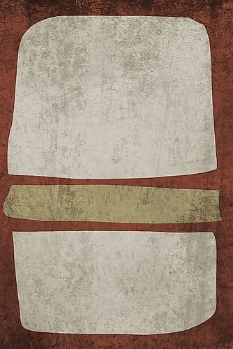 Mid Century Modern Art Abstract Shapes VIII Mid-century moderne reproduction