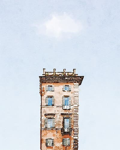 The Apartment Architecture Print