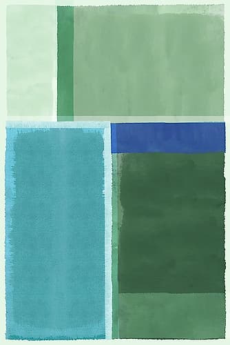Green Horizon II Art Print