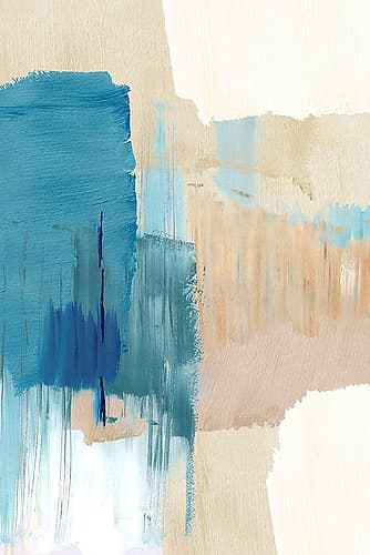 Blue Motion III Art Print