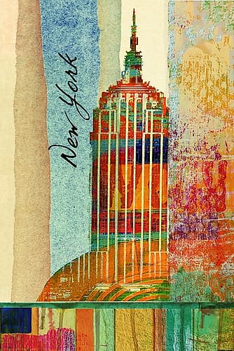 Colorful New York Signs Print