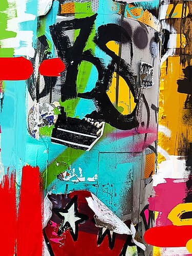 Street Art Project VI Art abstrait reproduction