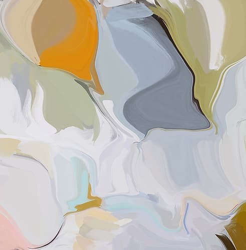 Dunes, Abstract Distressed Landscape II Art Print