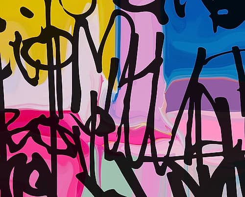 Abstract Graffiti III Art Print