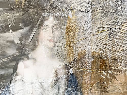 Textured Portrait Art Print