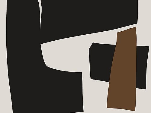 Organic Shapes and Lines VI Art Print