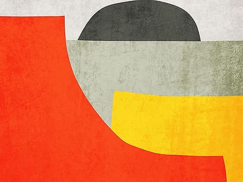 Organic Shapes and Lines VIII Minimalist Print