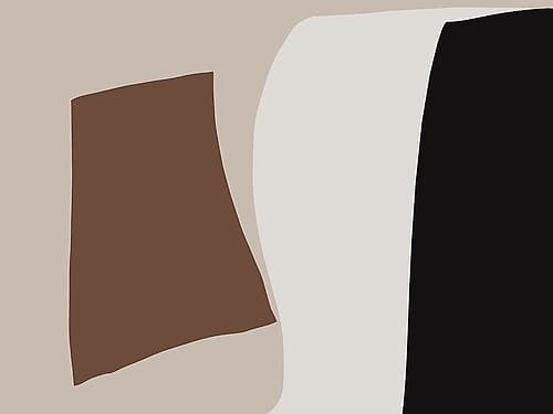 Organic Shapes and Lines XII Art abstrait reproduction