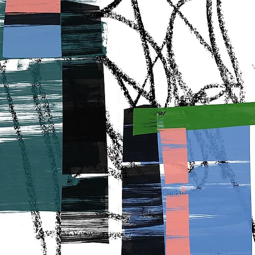 Glitch III Art Print