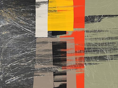 Glitch V Art Print