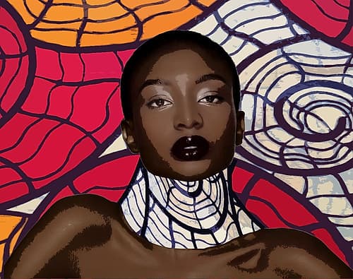Tribal Vibe I Figurative Print
