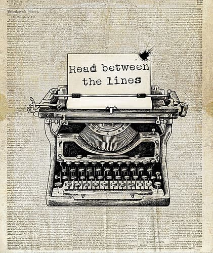 Read Between Art Print