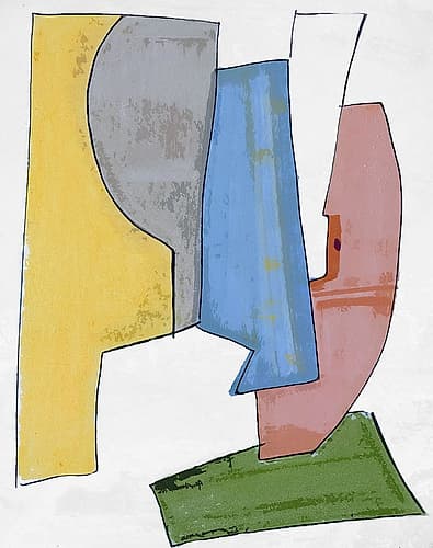 Interlock I Art Print by Karen Smith